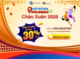 Vietstock Pickleball Chào Xuân 2026 - Sân khấu cho những cú "Dink" đỉnh cao: Đăng ký ngay trước giờ G